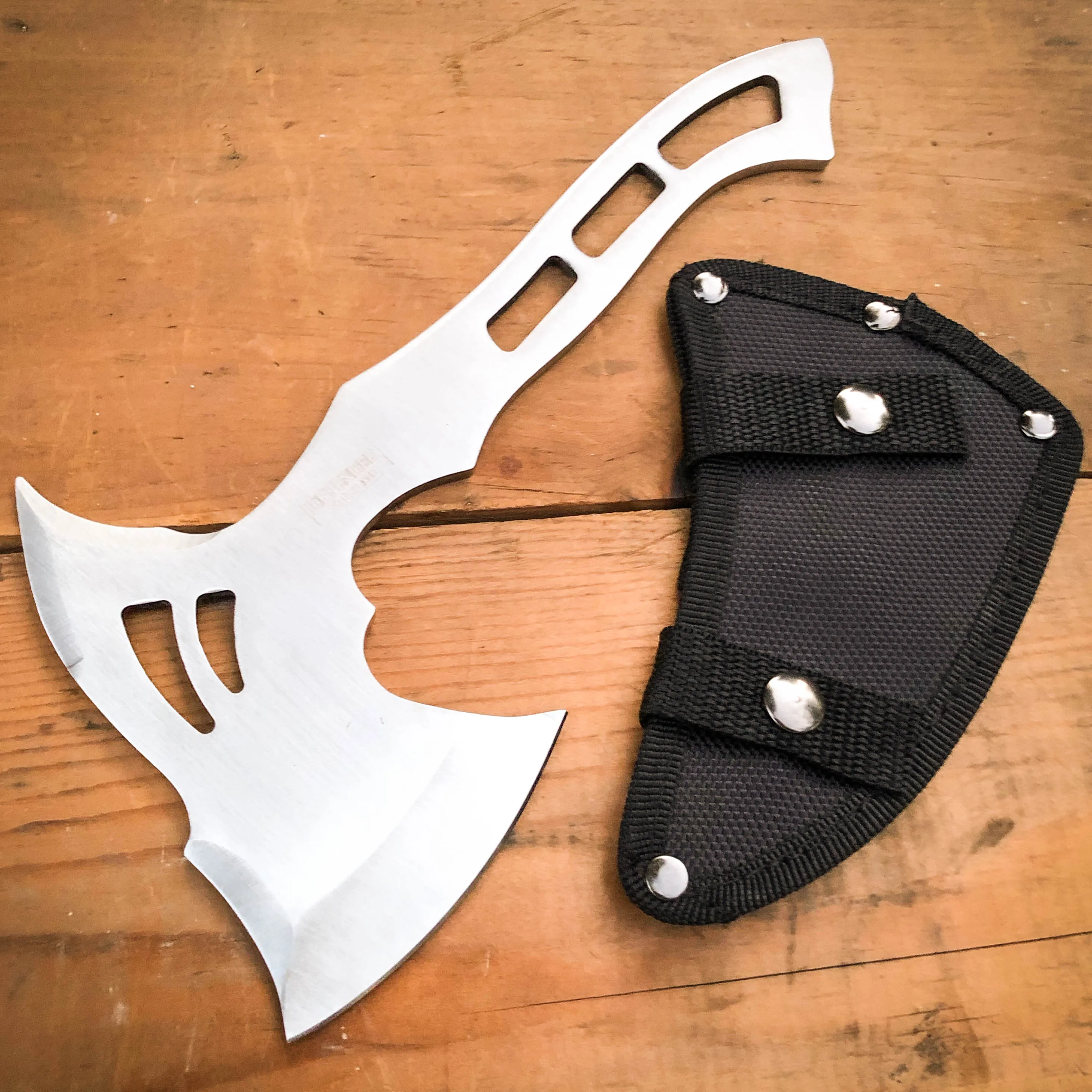 10" Tomahawk Throwing Axe Hatchet Camping Knife