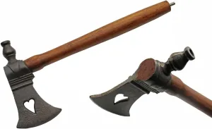 13.5" Wood Handled Carbon Steel Replica Medieval Peace Axe