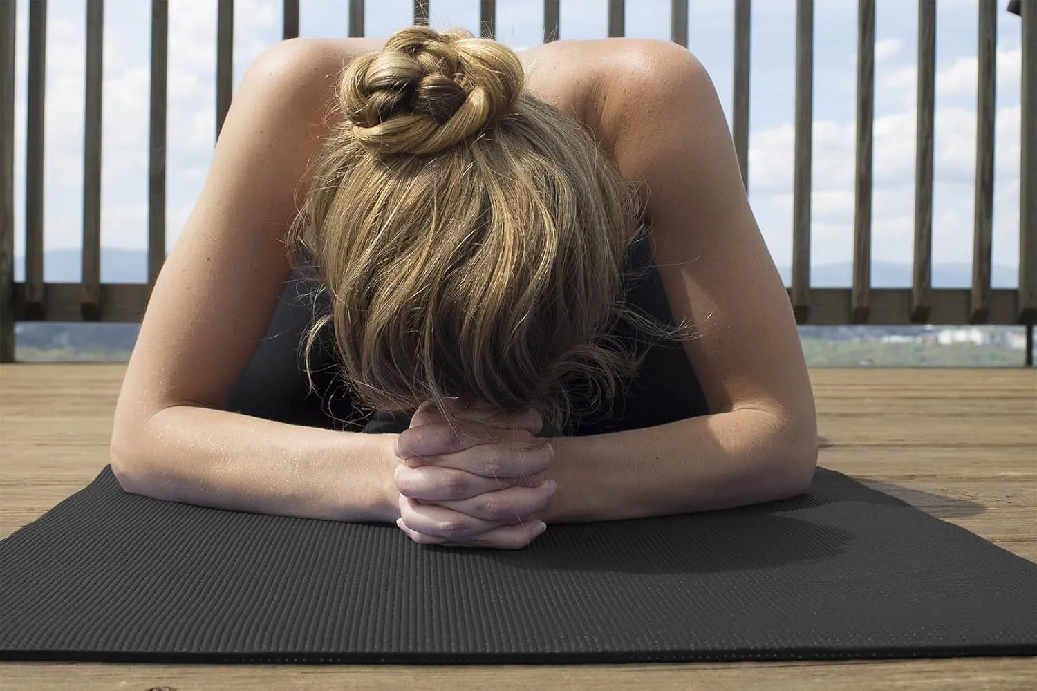 1/4" Thick High Density Deluxe Non Slip Exercise Pilates & Yoga Mat