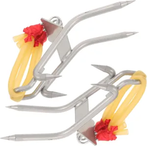 1Pairs Tree Climbing Gear Durable Metal Climbing Spikes for Outdoor Activities Tree Climbing Tools for Fruit Jungle Survival and Hunting