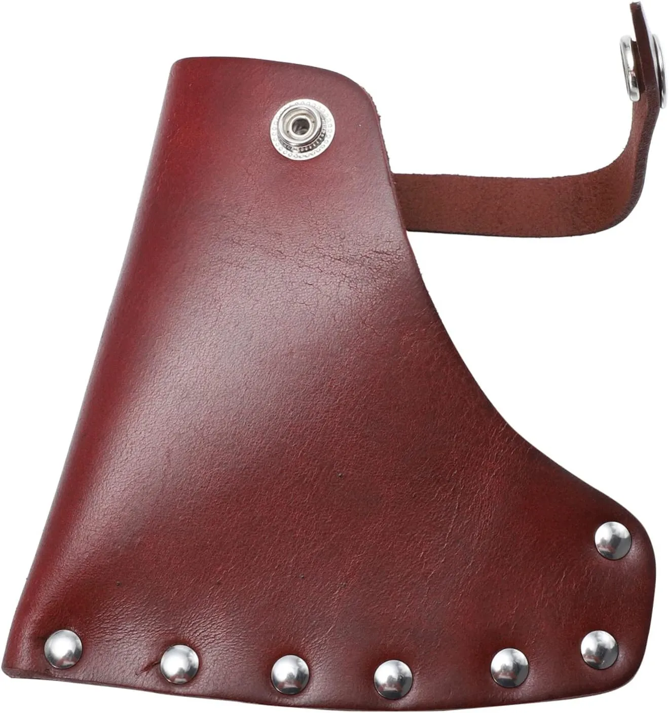 1pc Cowhide Protective Sleeve for Axe Durable and Lightweight Scabbard Buckle Outdoor Safety Cover for Hatchet Blade Protection Fit for Camping and Outdoor Activities