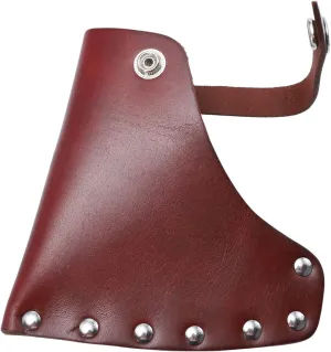 1pc Cowhide Protective Sleeve for Axe Durable and Lightweight Scabbard Buckle Outdoor Safety Cover for Hatchet Blade Protection Fit for Camping and Outdoor Activities