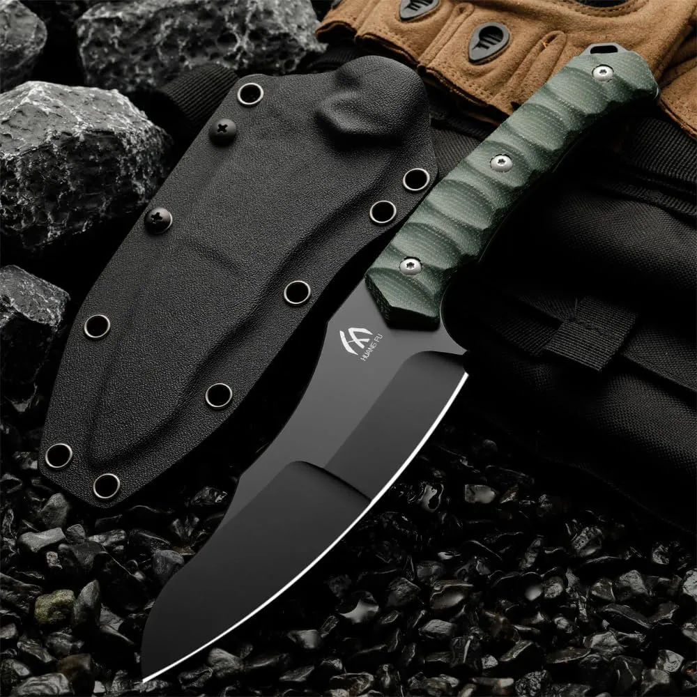 ，1PC， Wilderness survival outdoor knife, can be used for outdoor activities, hiking, and trekking, and is a multifunctional knife suitable for various environments. Men's Gift