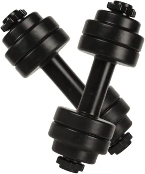 2 Pcs Large Dumbbell Water Bottles Sports Fitness Insulated Cup Workout Hydration