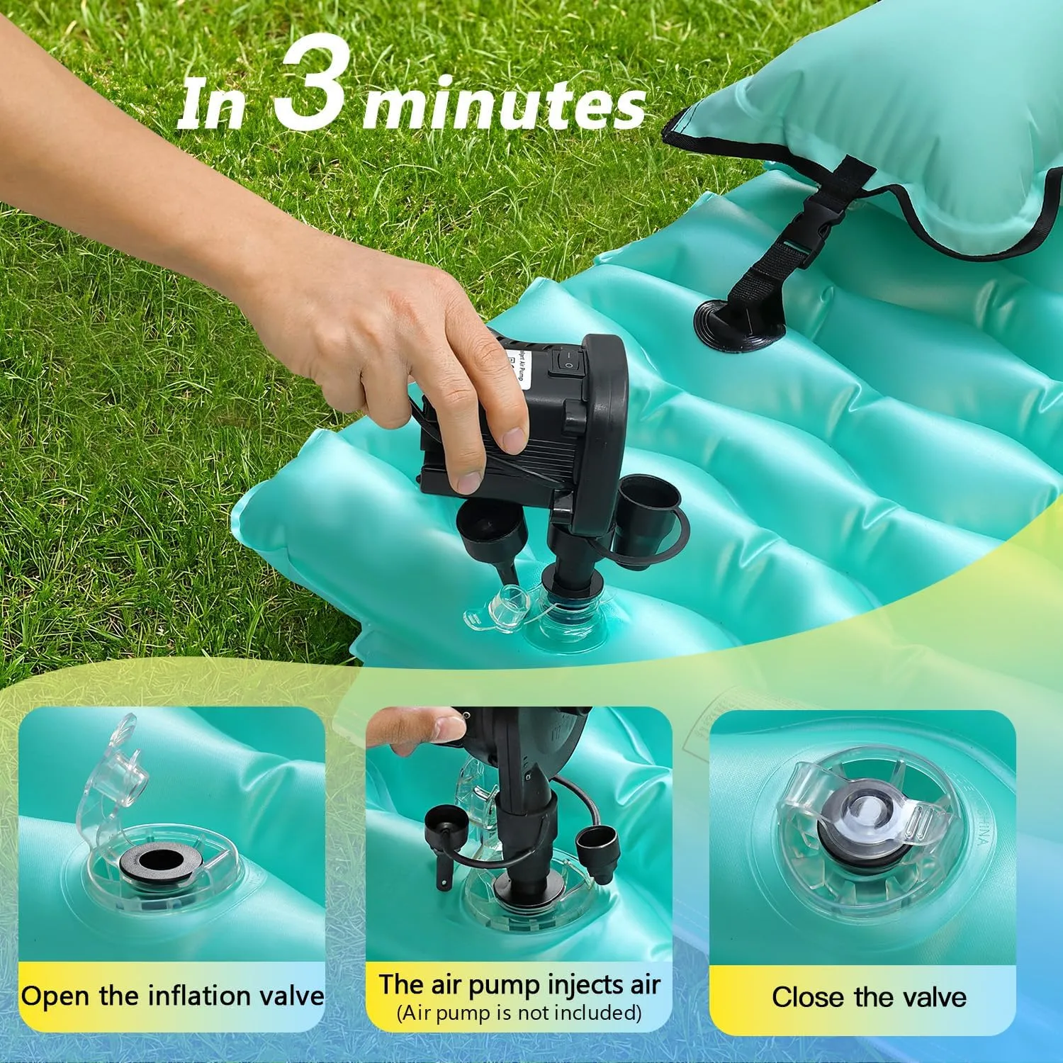 2025 Upgrade Giant Inflatable Floating Mat-Pool Float Lake Floats for Adults with Pool Hammock Pool Mats for Floating Swimming Pool Beach Lake for Summer Water Party