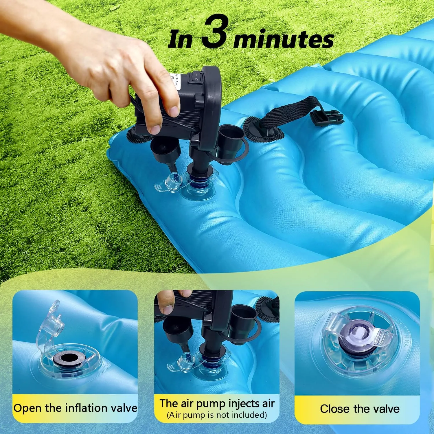 2025 Upgrade Giant Inflatable Floating Mat-Pool Float Lake Floats for Adults with Pool Hammock Pool Mats for Floating Swimming Pool Beach Lake for Summer Water Party