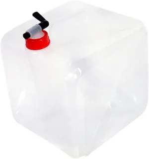 20l Collapsible Water Bottle Canteen for Outdoor Camping Foldable Water Tank Bag Portable Carrier Leakproof Double Handle Design