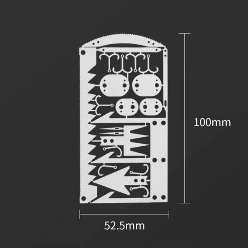 22-in-1 Multi-Tool - Stainless Steel Survival Tool for Outdoor Use