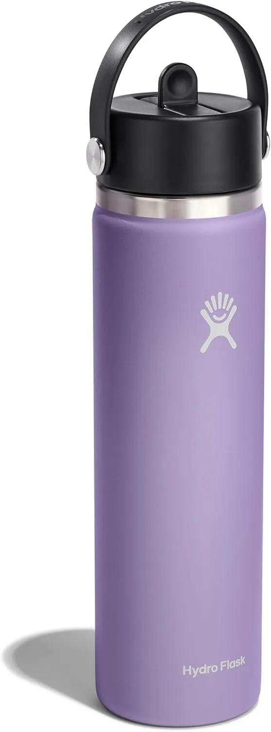 24 Oz Wide Mouth Flex Straw Cap Moonshadow