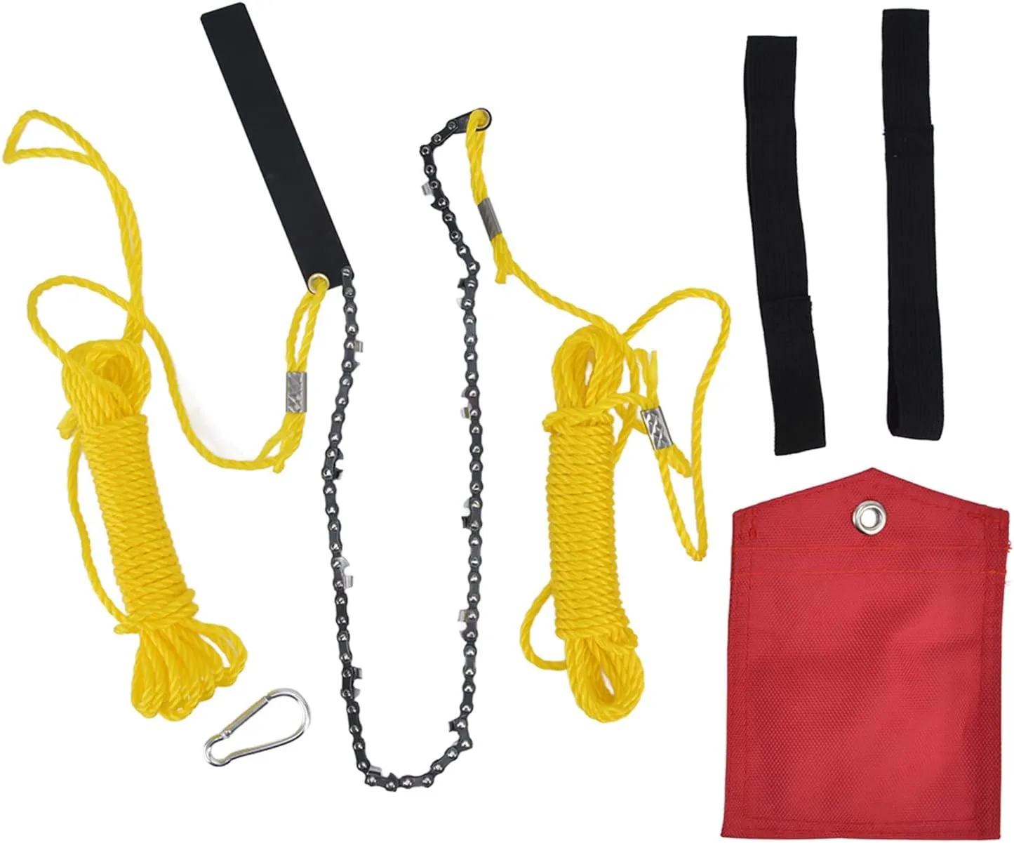24 Pocket Chainsaw, Folding Chain Hand Saw Hand Compact Saw Tools Survival Gear for Camping Backpacking Hiking Hunting Tree Cutting Outdoor