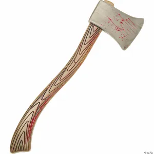 24" Bloody Axe Plastic Prop Costume Accessory