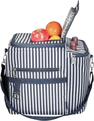 27 Cans Insulated Cooler Bag, Large Collapsible Leakproof Grocery Shopping Cooler Bag, Outdoor Travel Cooling Soft Bag for Picnics, Camping, Parties