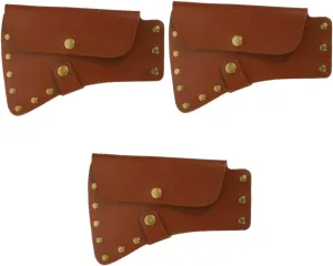 2pcs Ax Protector Leather Cloth Leather Sleeve Leather Case Tool Hatchet Hatchet Supply Protector