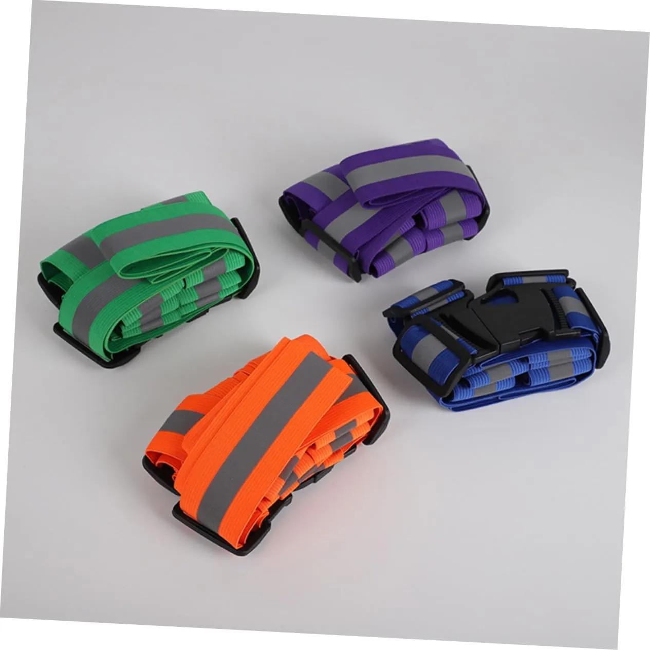 3pcs Reflective Tank Tops Safety Night Vest Elastic High Visibility Vest Adjustable Security Vest Safety