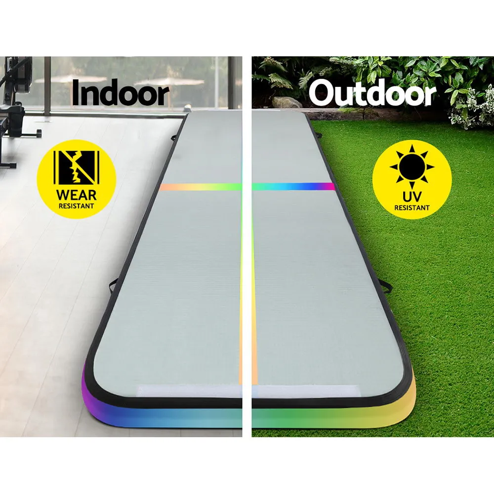 4M Air Track Gymnastics Tumbling Inflatable Exercise Mat 10cm Thick