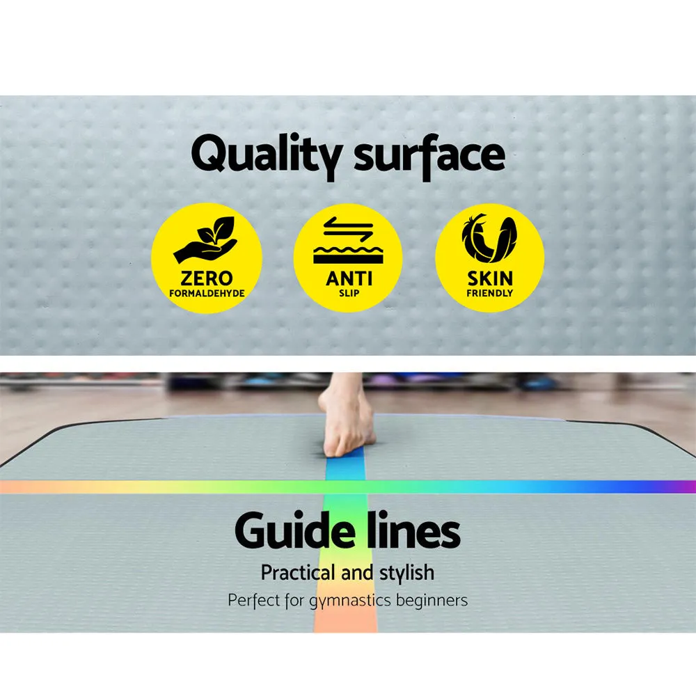 4M Air Track Gymnastics Tumbling Inflatable Exercise Mat 10cm Thick