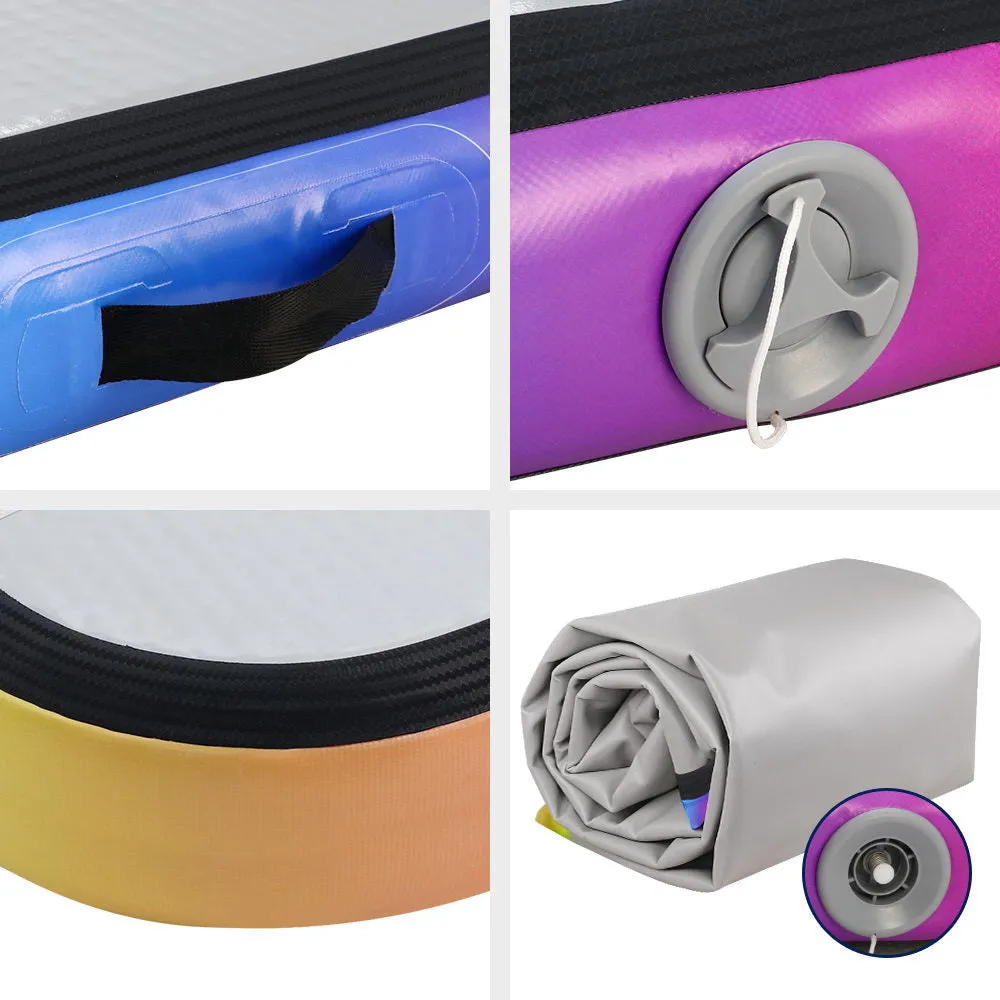 4M Air Track Gymnastics Tumbling Inflatable Exercise Mat 10cm Thick