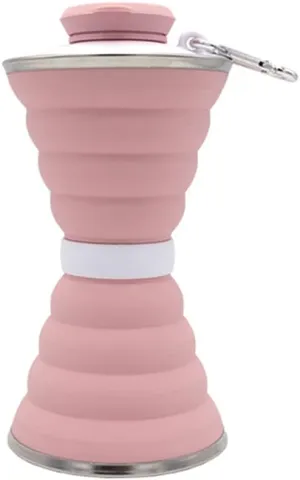 500mL Collapsible Soft Kettle Cycling Silicone Water Bottle Gym Sports Outdoor for Outdoor Exercise Sport Ornaments (Color : Green) ()