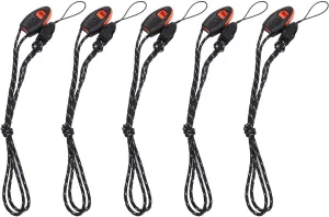 5PCS Emergency Whistles, Loud Whistle with Lanyard Plastic Survival Emergency Whistle Set for Kayak Life Vest Jacket Boating Fishing Boat Camping Hiking