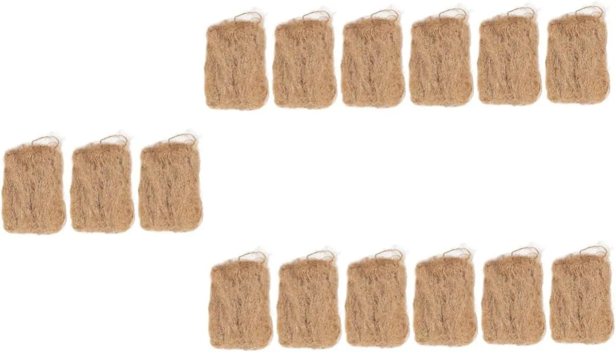 5sets Camping Flame Starters Professional Firestarters Natural Jute Silk Easy Spark Ignition Outdoor Fire Tool 3pcs*5