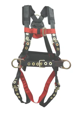 65325 Premium Iron Eagle Polyester/Nylon 3 D-Ring Harness with Tongue Buckles, 2X-Large