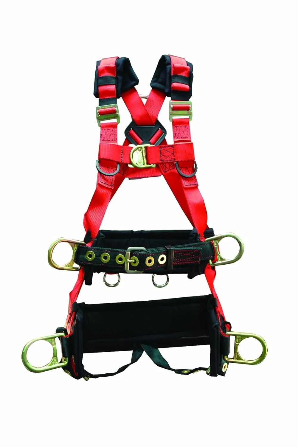 66621 EagleTower Polyester/Nylon LX 6 D-Ring Harness with Quick-Connect Buckles, Small