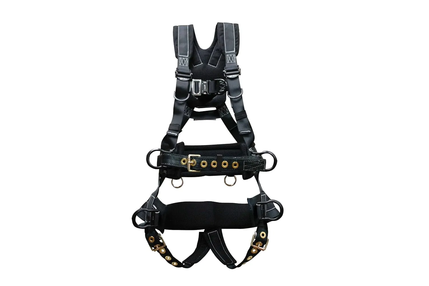 67613 Polyester/Nylon PeregrineEX Platinum Series 6 D-Ring Harness with Tongue Buckles, Large
