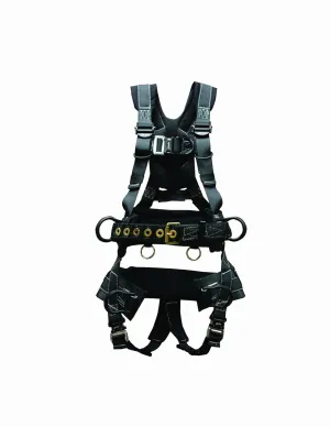 67622 Polyester/Nylon PeregrineSD Platinum Series 6 D-Ring Harness with Quick-Connect Buckles, Medium