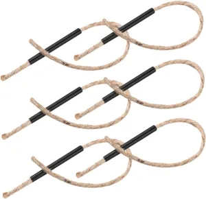6sets Outdoor Fire Starting Rope Camping Fire Starting Ropes for Easy Spark Ignition for Hiking Survival and Outdoor Adventures