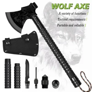 7-in-1 Camping Shovel Axe Survival Tool Set