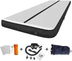 8 Inch Thick 27ft /30ft/40ft/50ft Inflatable Air Mat Tumble Track Gymnastic Air Floor Mat with Electric Pump For Home Edition