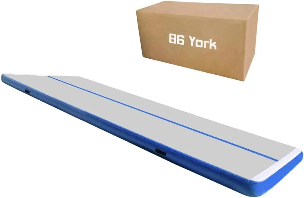 8 Inch Thick 27ft /30ft/40ft/50ft Inflatable Air Mat Tumble Track Gymnastic Air Floor Mat with Electric Pump For Home Edition
