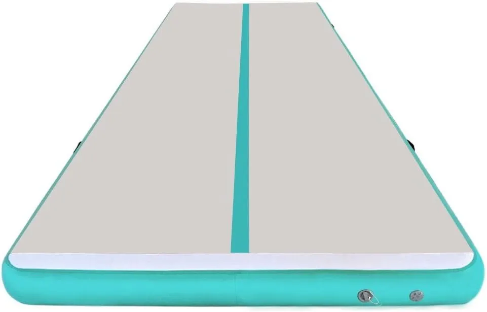 8 Inch Thick 27ft /30ft/40ft/50ft Inflatable Air Mat Tumble Track Gymnastic Air Floor Mat with Electric Pump For Home Edition