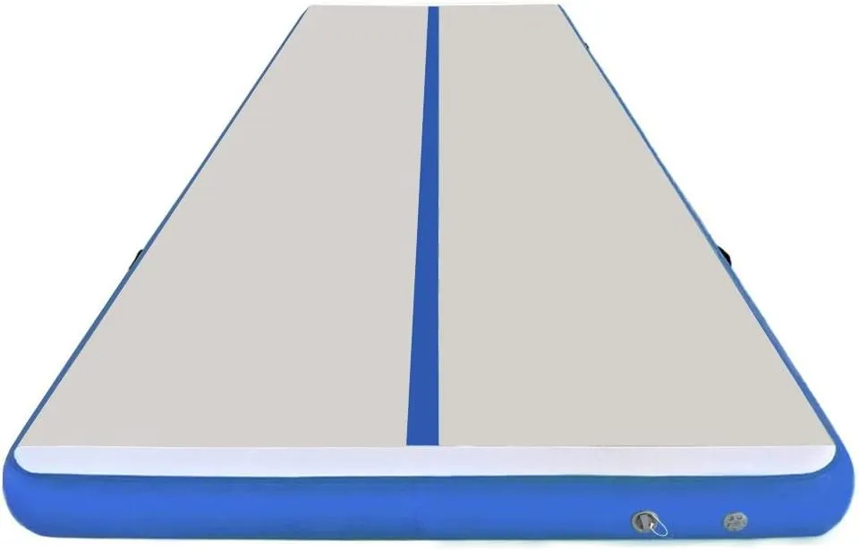 8 Inch Thick 27ft /30ft/40ft/50ft Inflatable Air Mat Tumble Track Gymnastic Air Floor Mat with Electric Pump For Home Edition