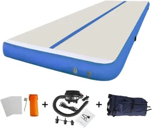 8 Inch Thick 27ft /30ft/40ft/50ft Inflatable Air Mat Tumble Track Gymnastic Air Floor Mat with Electric Pump For Home Edition