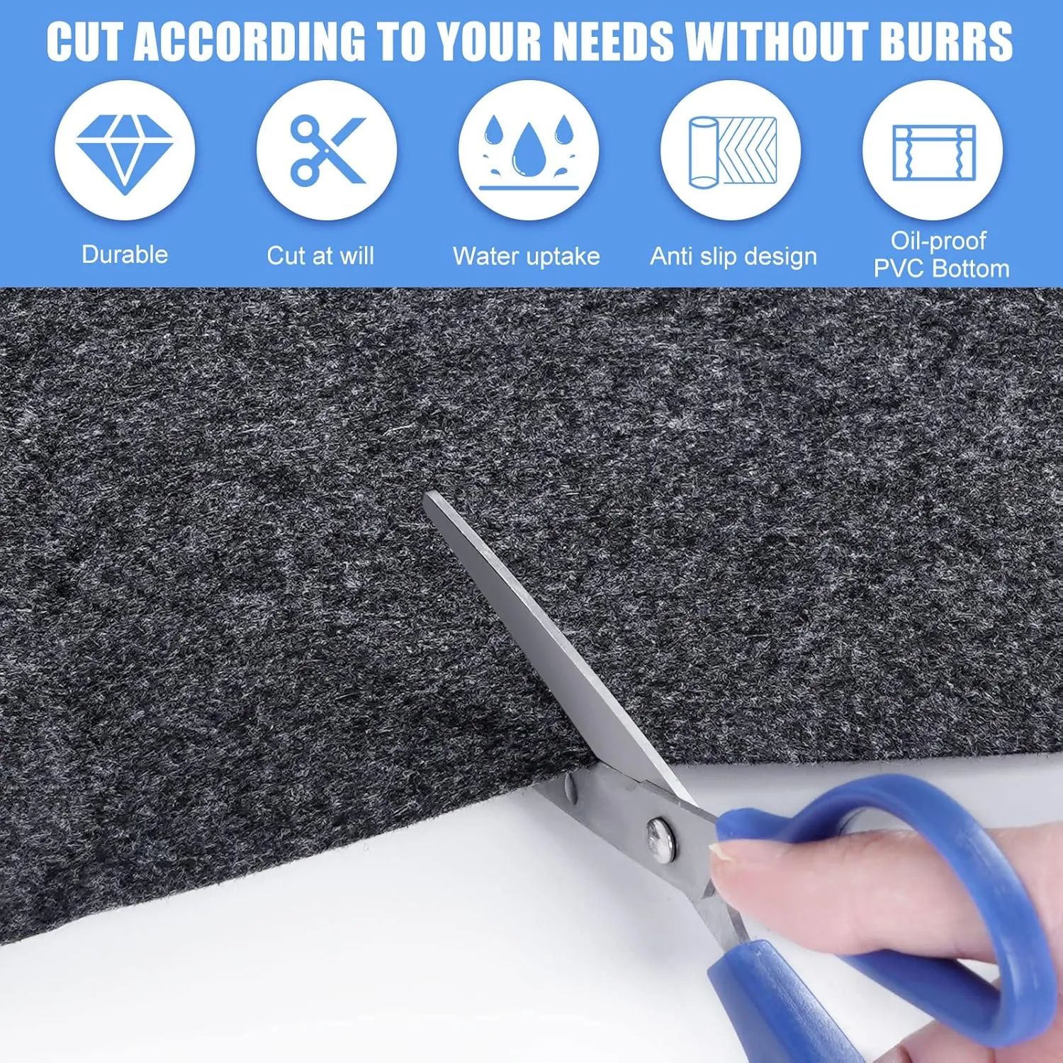 80 * 80 inch Inflatable Hot Tub Mat, Outdoor Indoor, Waterproof Slip-Proof Backing, Absorbent Spa Pool Ground Base Flooring Protector for Hot Tub