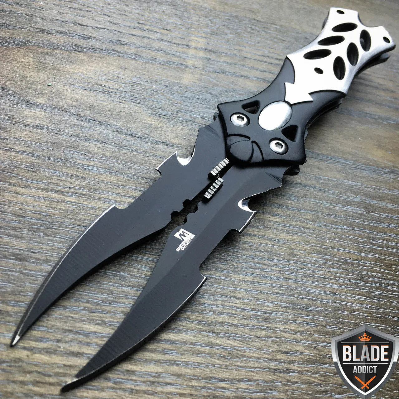 8.5" DUAL BLADE FANTASY Pincher Pocket Knife