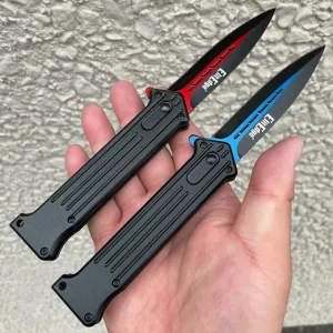 8" Tactical Spring Assisted FOLDING STILETTO Combat KNIFE Blade Pocket Open NEW