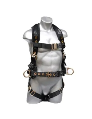 97106 Onyx Platinum Series Polyester/Nylon 3 D-Rings Harness with Quick-Connect Buckles, 3X-Large