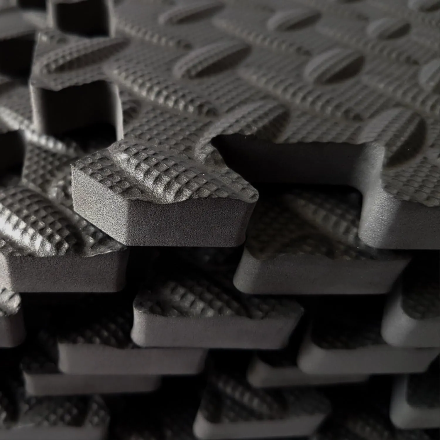 A2ZCARE Puzzle Exercise Mat with EVA Foam Interlocking Tiles - Interlocking Floor Mats for Gym Equipment - Ideal for Home Gym, Aerobic, Yoga and Pilates