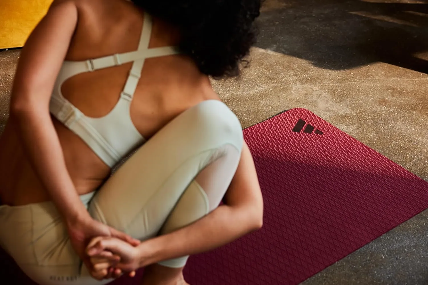 adidas Yoga Mat - Eco Friendly - Non Slip, Durable Textured Surface
