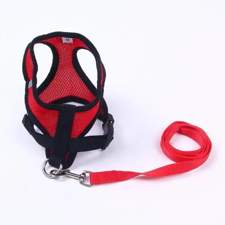 Adjustable Dog Harness No-Pull Pet Harness Soft Padded Dog Vest Reflective No-Choke Pet Vest With Easy Control Handle