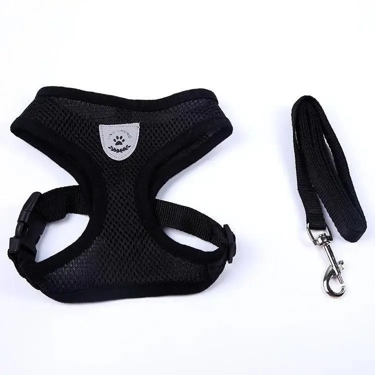 Adjustable Dog Harness No-Pull Pet Harness Soft Padded Dog Vest Reflective No-Choke Pet Vest With Easy Control Handle