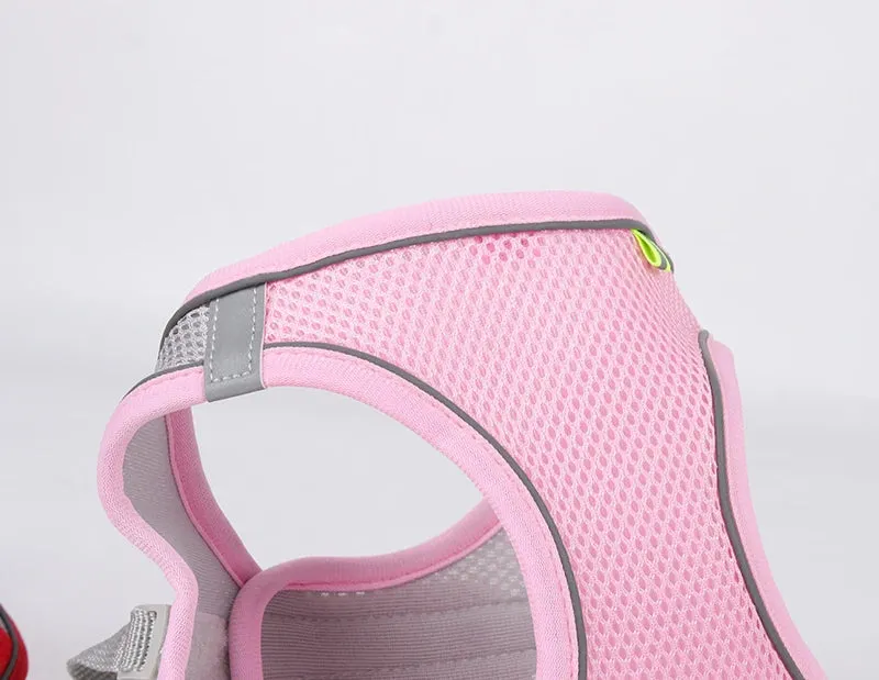 Adjustable Reflective Dog Harness & Leash Set – All-Season Comfort