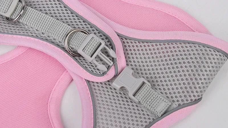 Adjustable Reflective Dog Harness & Leash Set – All-Season Comfort