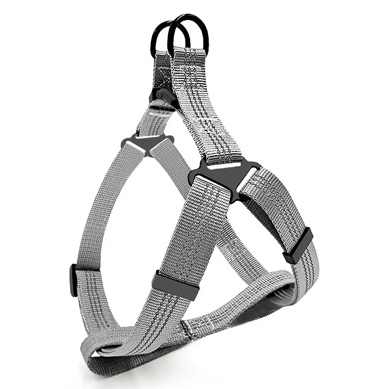 Adjustable Reflective Y-Harness Leash for Dogs