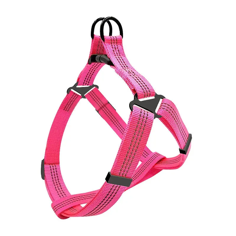 Adjustable Reflective Y-Harness Leash for Dogs