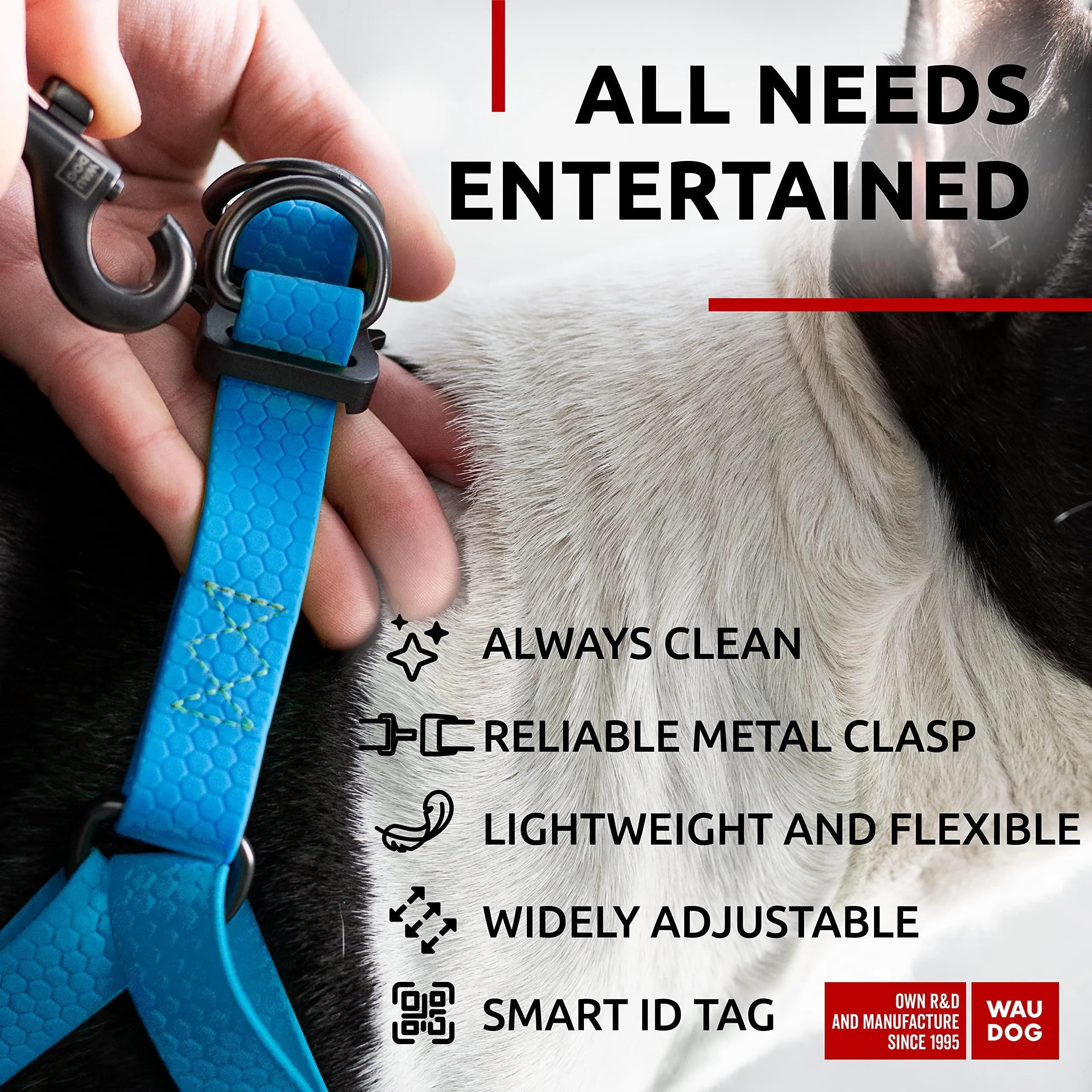 Adjustable Waterproof Dog Harnesses S-L.