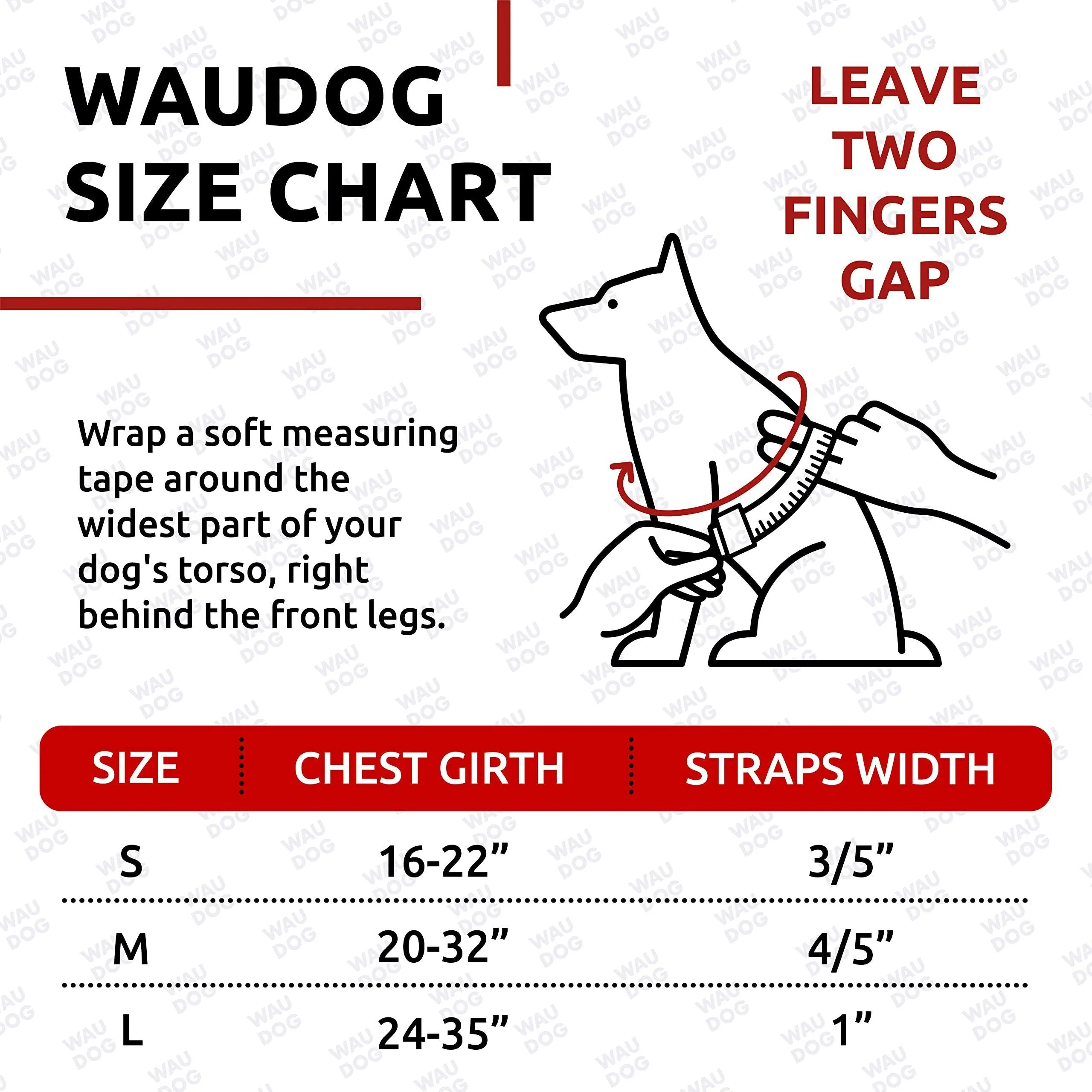 Adjustable Waterproof Dog Harnesses S-L.