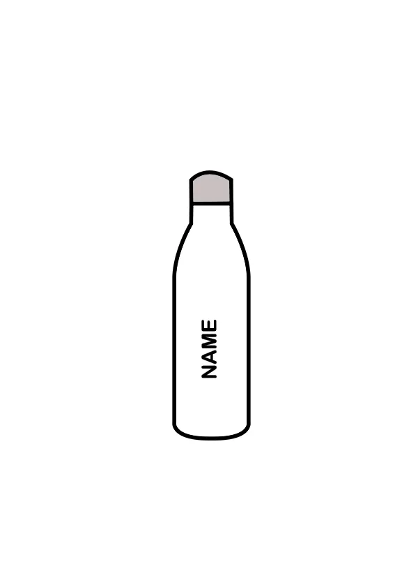 AERIAL NINJAS - WATER BOTTLE WHITE (IN-STOCK)